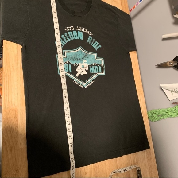 Single Stitch Vintage Harley Davidson Graphic Tee - Picture 5 of 8